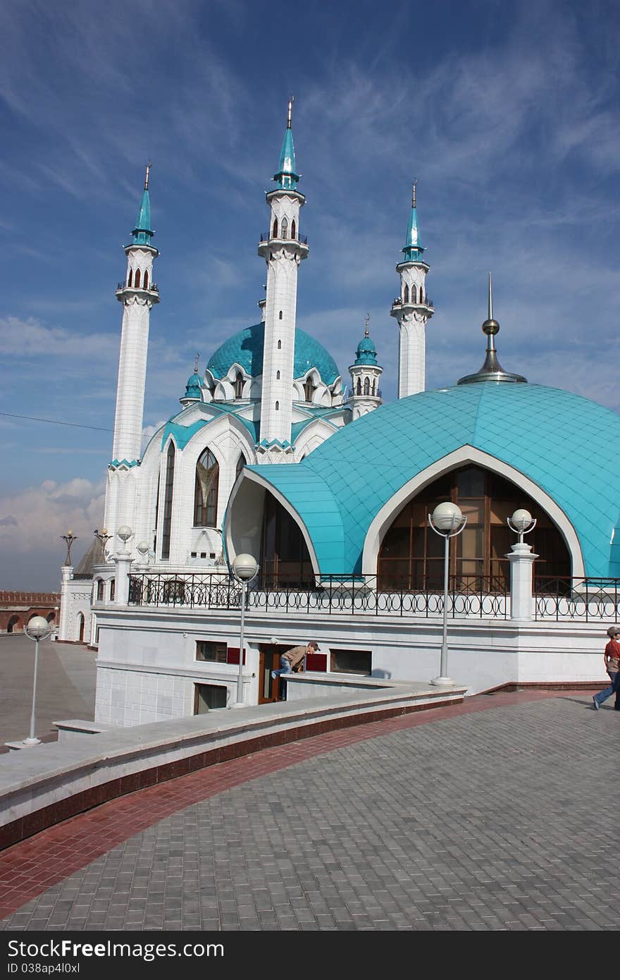 Mosque of the Coul Sharif in Kazan.