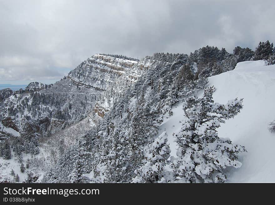 View from the mountain in Albuquerque, New Mexico. View from the mountain in Albuquerque, New Mexico.