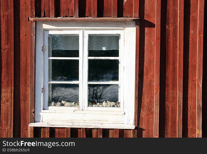 Window In A Timber House