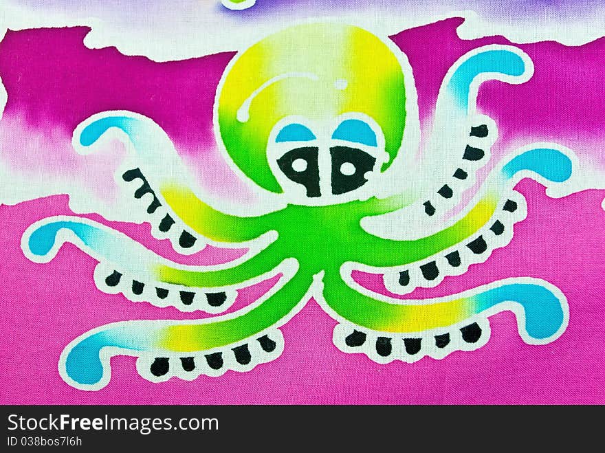 SQUID PATTERN ON BATIK