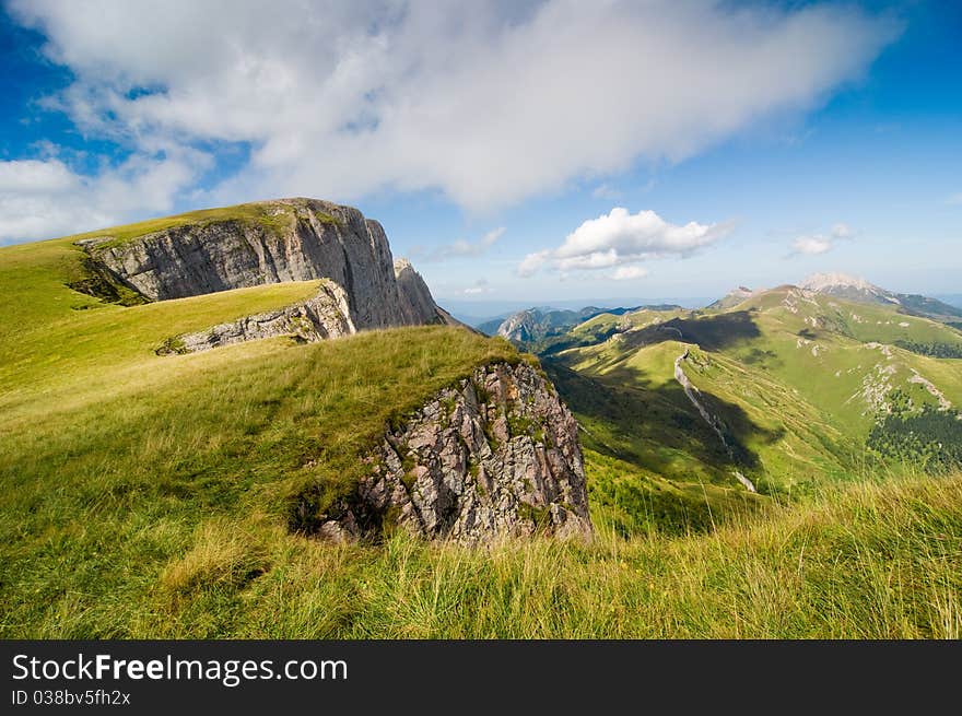 High mountain in Caucasus Thach