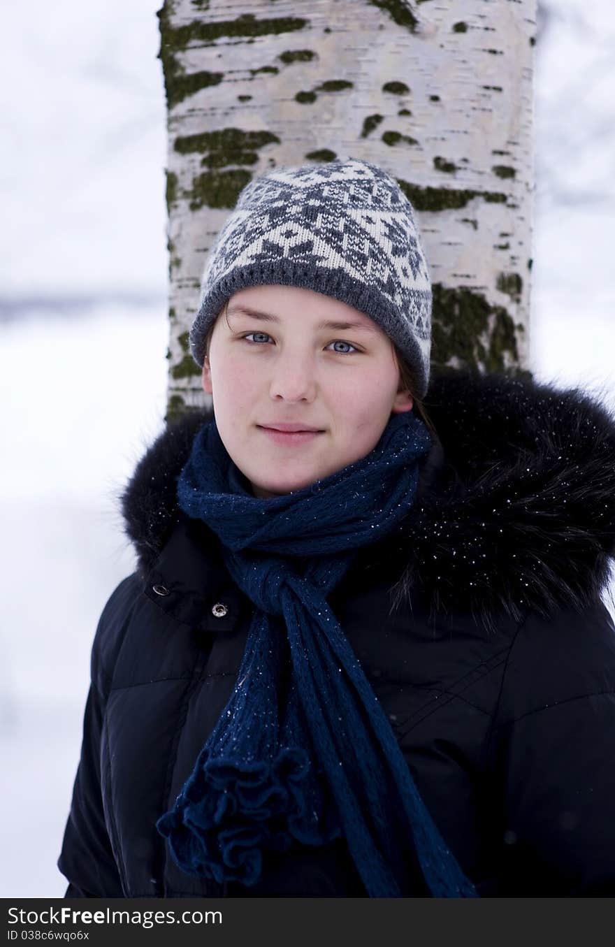 Young Girl In Hat