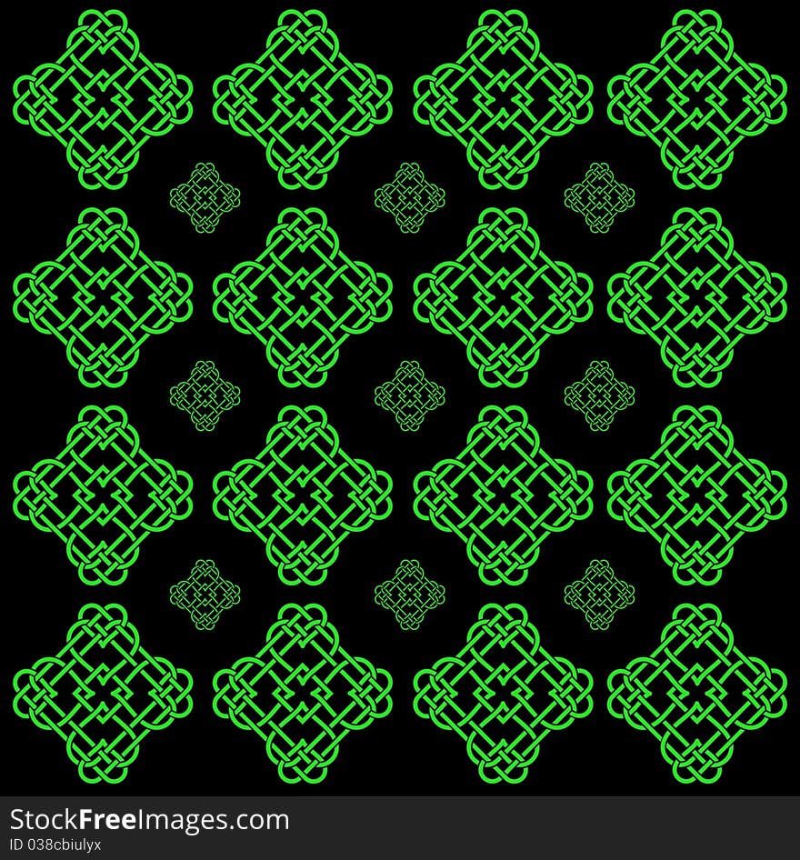 Vector Illustration of Celtic Knot Motif