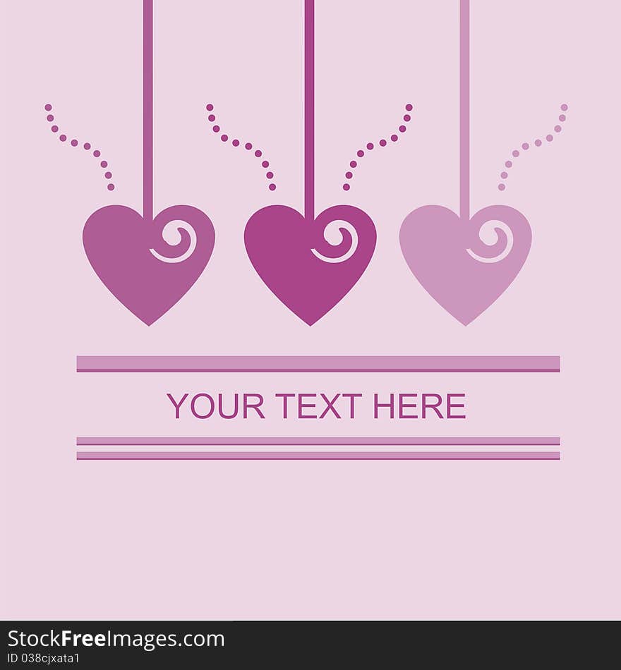 Cute st. valentine s day card