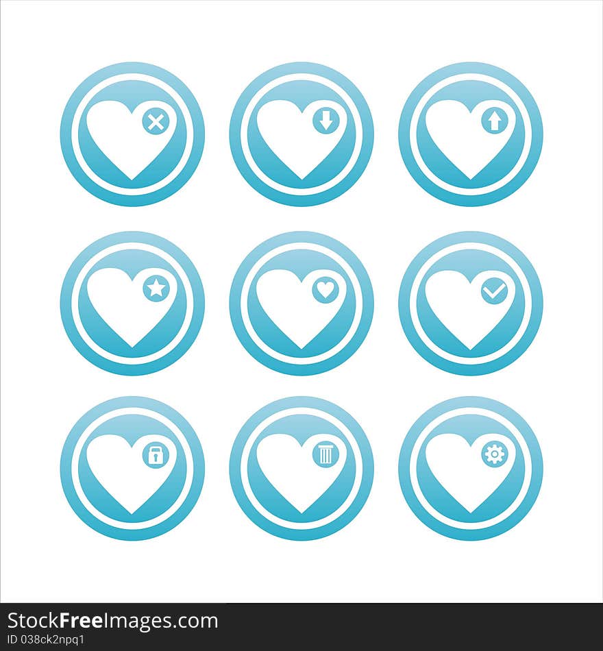 Blue Hearts Signs