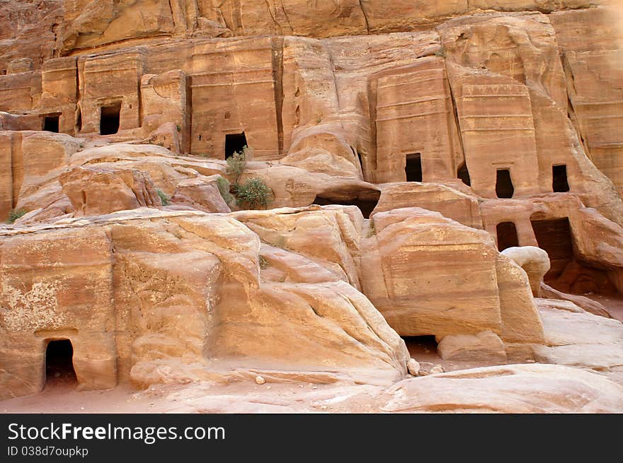 Petra is a historical and archaeological city in the Jordanian. Petra is a historical and archaeological city in the Jordanian