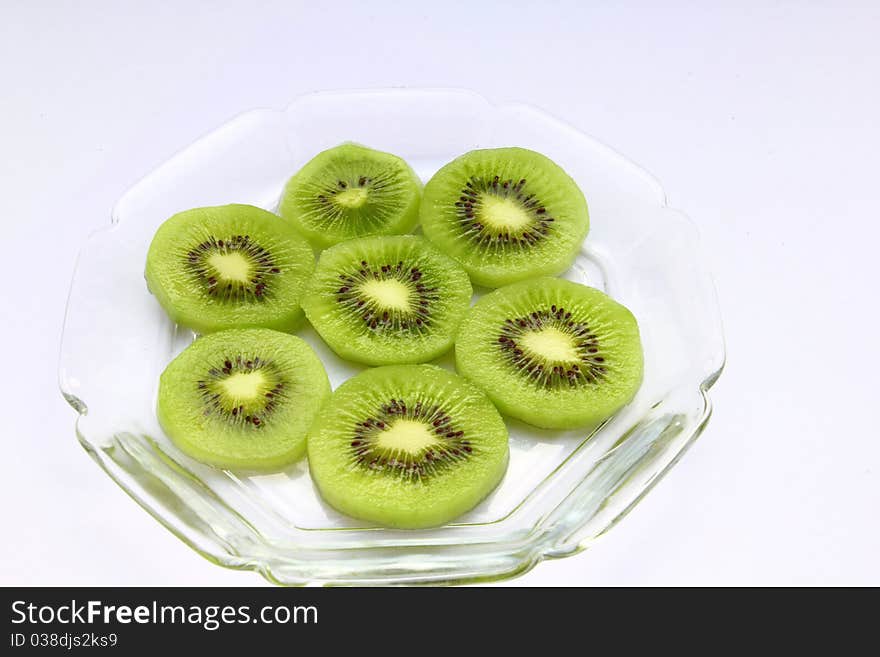 Close up of kiwi fruit