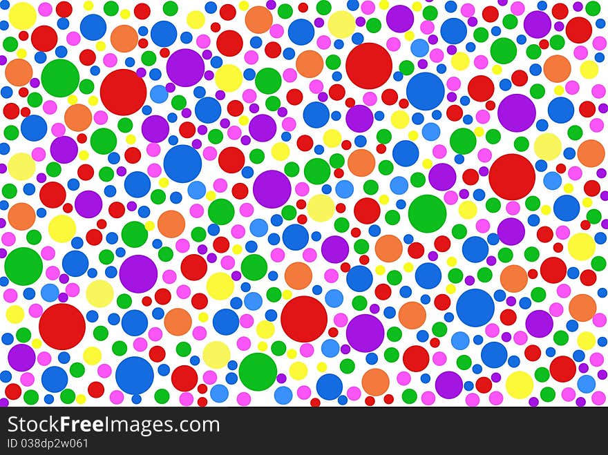 Colored specks