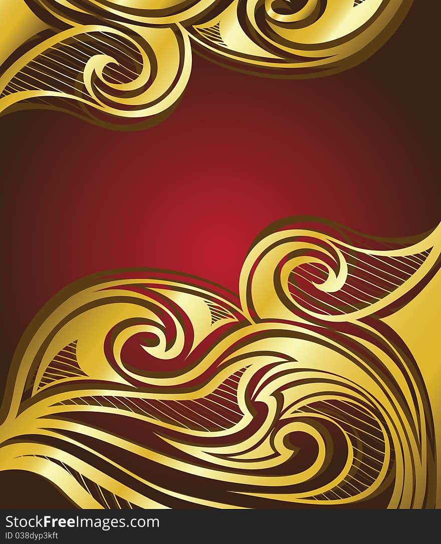 Abstract background with decorative elements