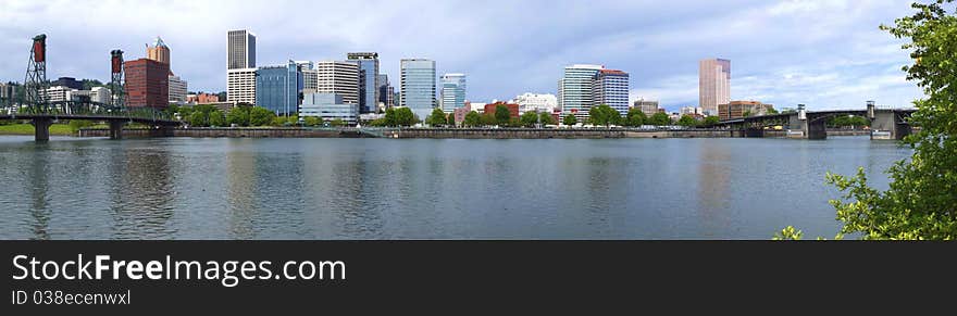 A panorama of Portland Oregon & the week of the Rose festival event. A panorama of Portland Oregon & the week of the Rose festival event.