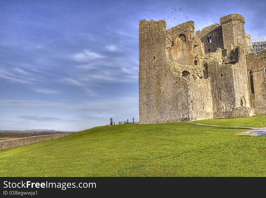 The Rock of Cashel  castle in Ireland.