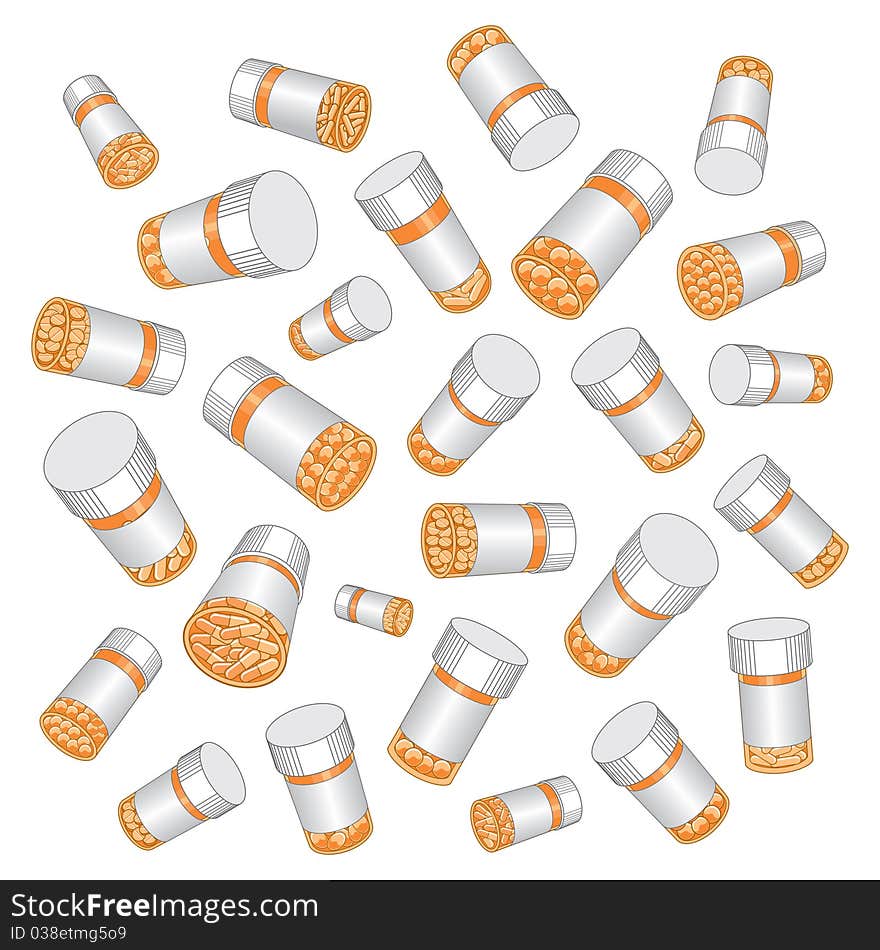 Prescription Drug Pill Bottles