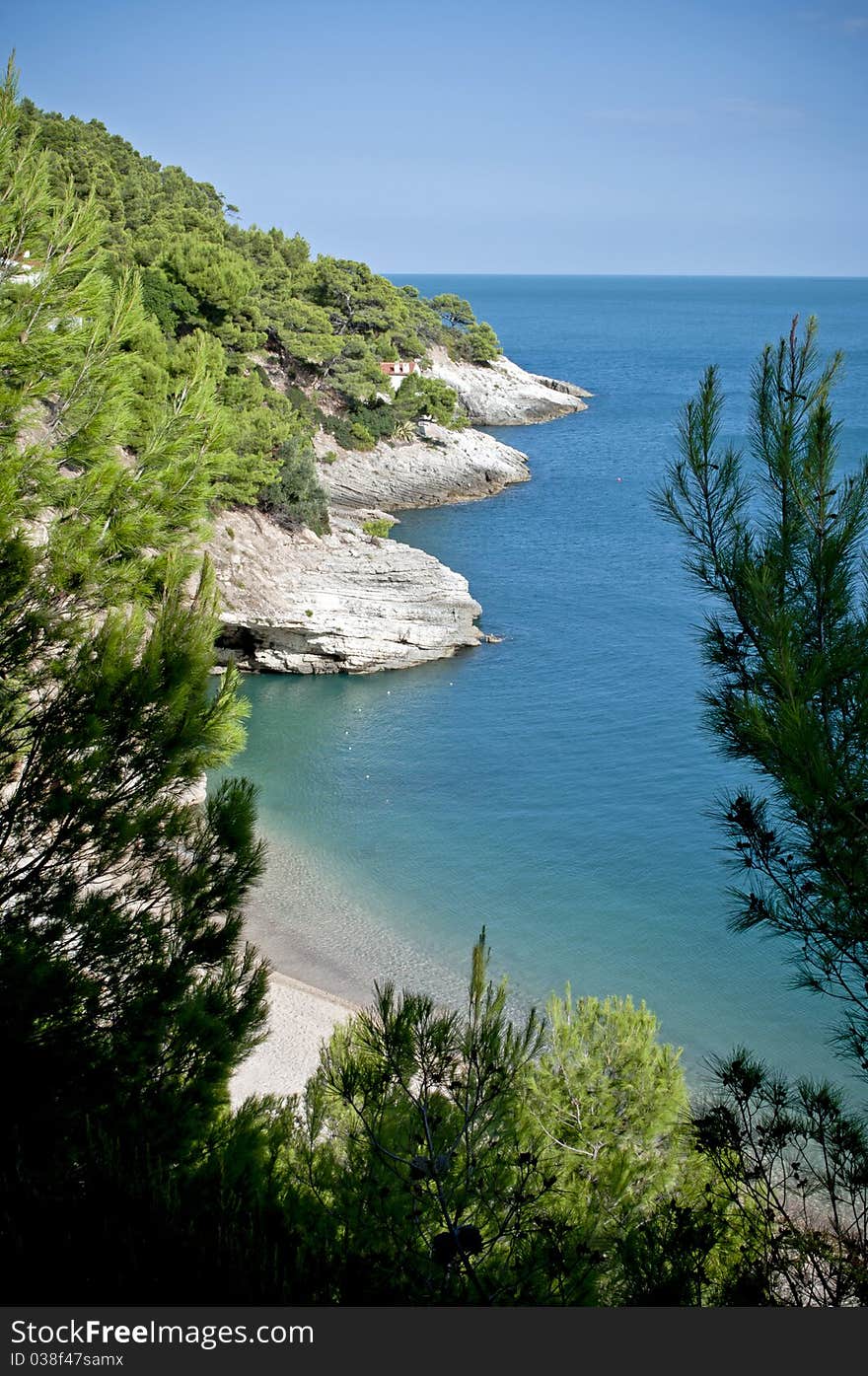 View to the Adriatic sea