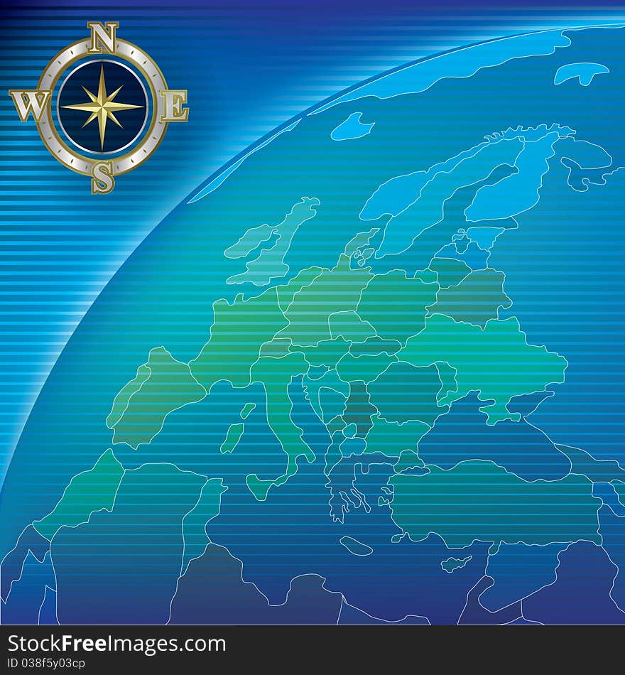 Abstract europe background