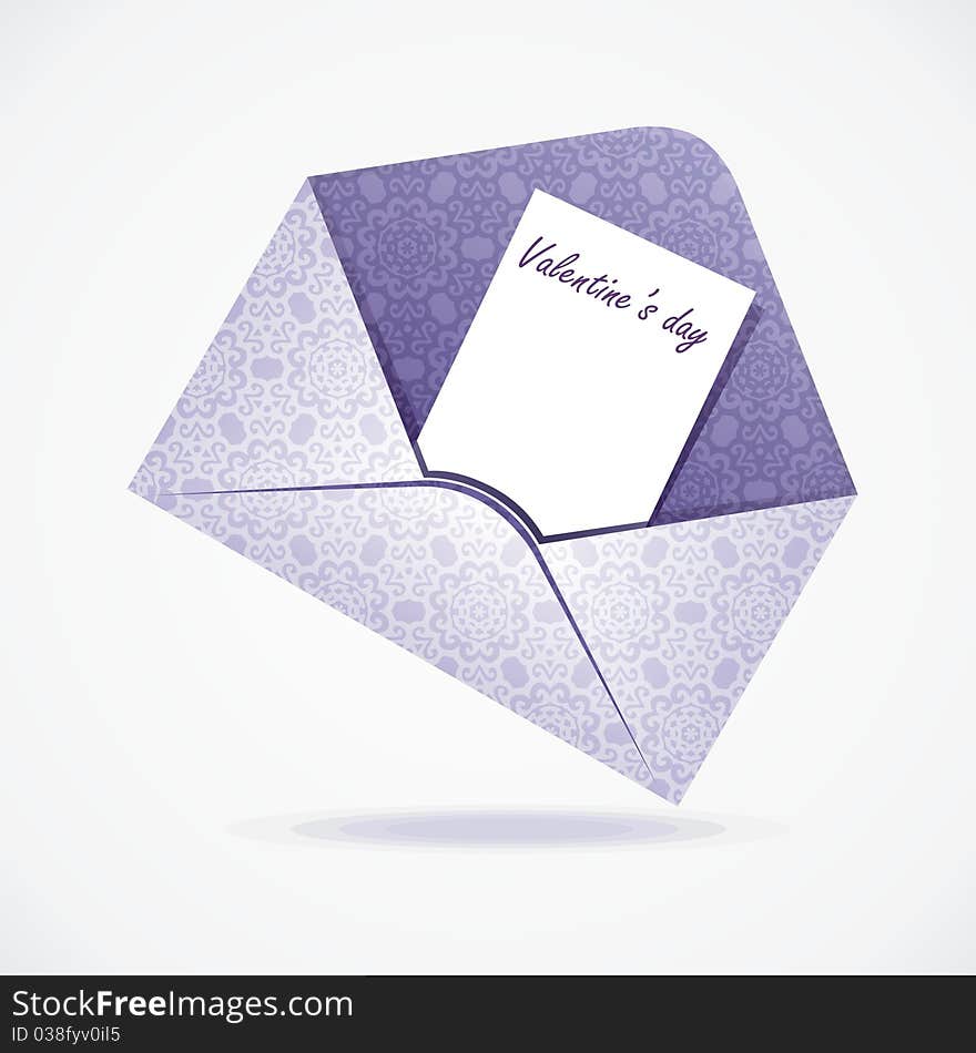 Vector letter and envelope