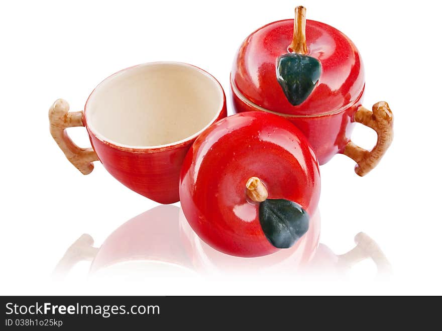 This apple cup are made from cement.It's for gift or anytime. This apple cup are made from cement.It's for gift or anytime.