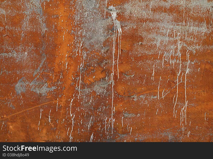 Grunge wall covered with weathered insulation material. Grunge wall covered with weathered insulation material