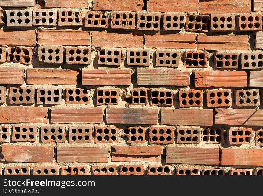 Grunge brick wall texture background