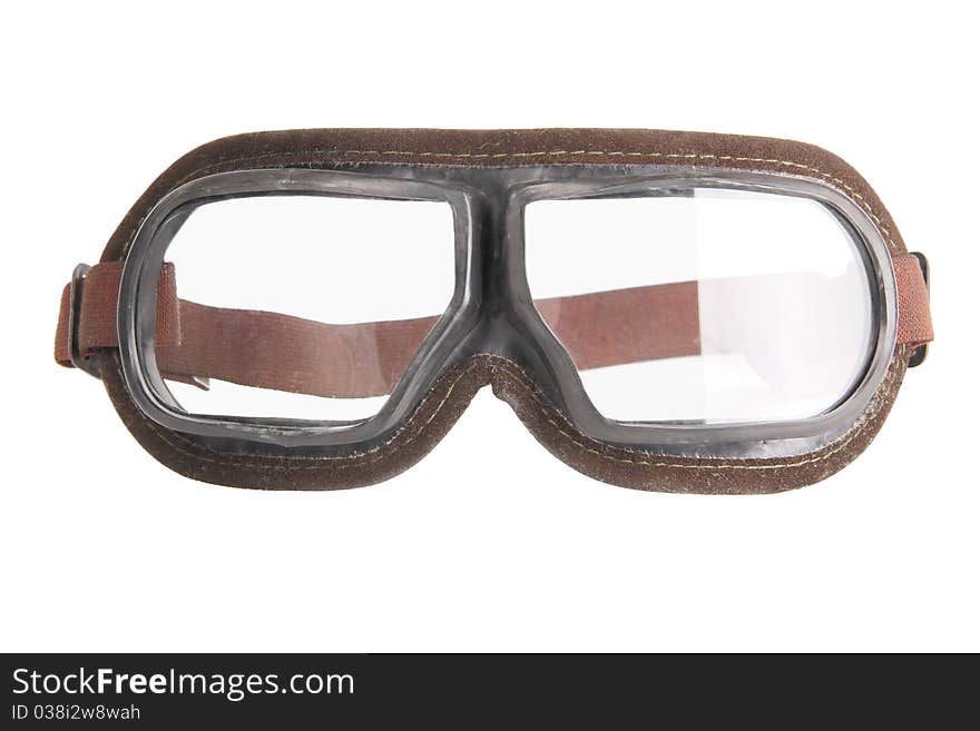 Front of protective glasses