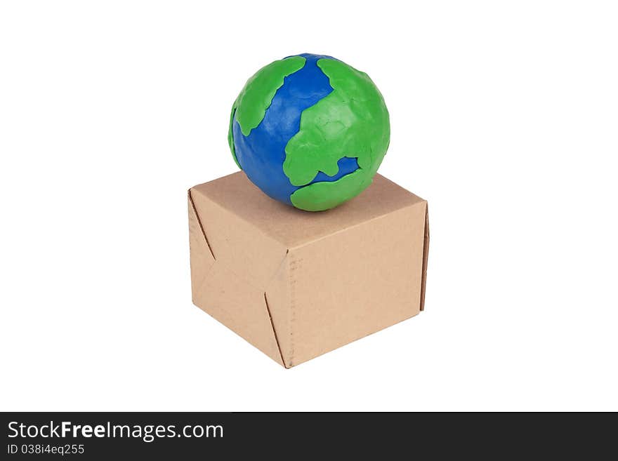 Box And Plasticine Globe