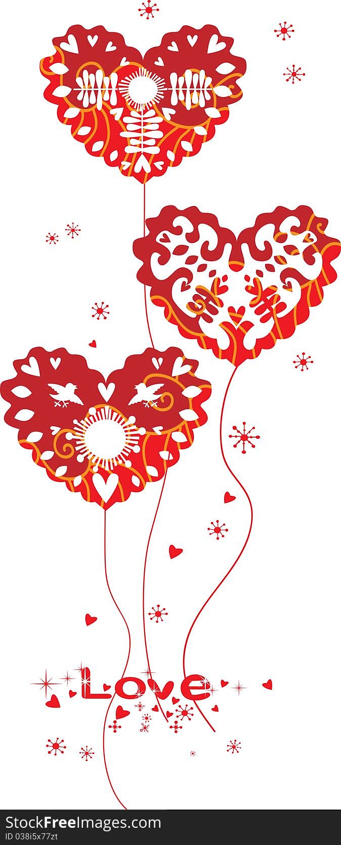 Love valentine flowers, made of holidays graphic hearts.Vector. Love valentine flowers, made of holidays graphic hearts.Vector.