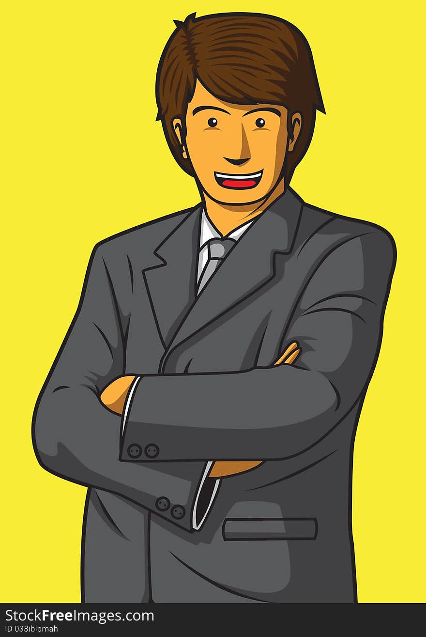 Smile businessman