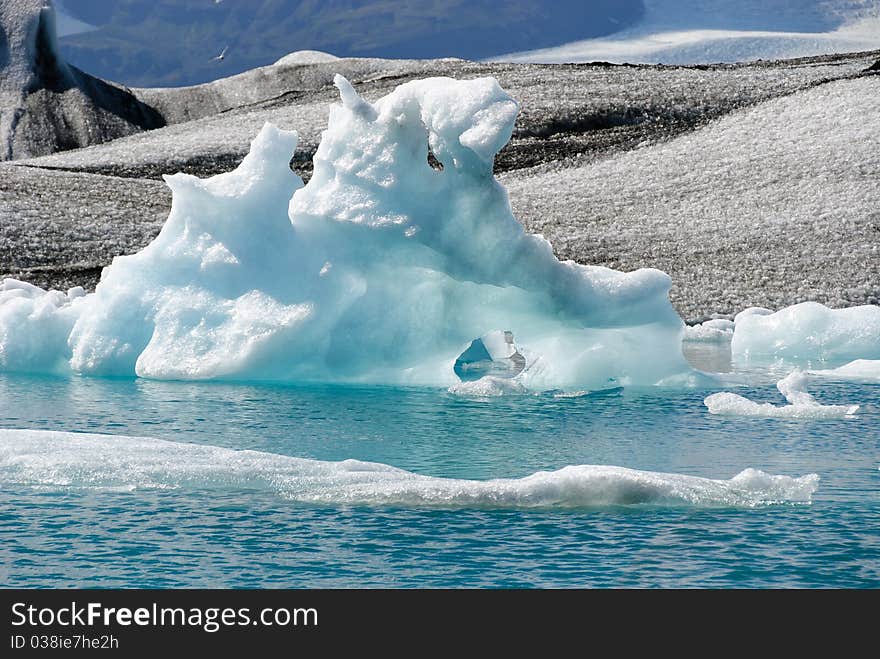 Jokulsarlon lake in Iceland