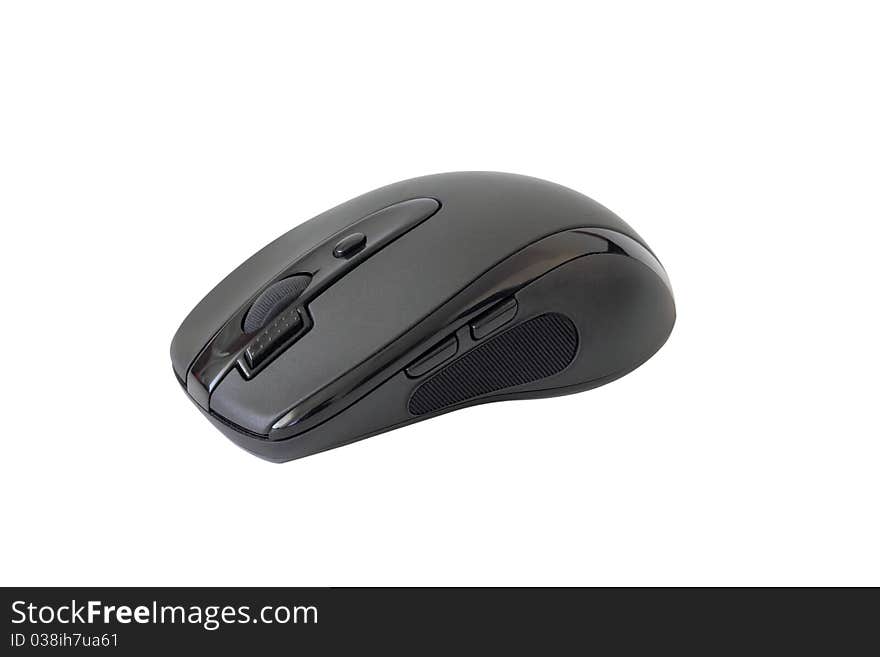 Black wireless mouse