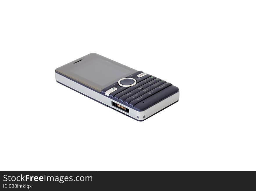 Isolated picture of a mobile phone