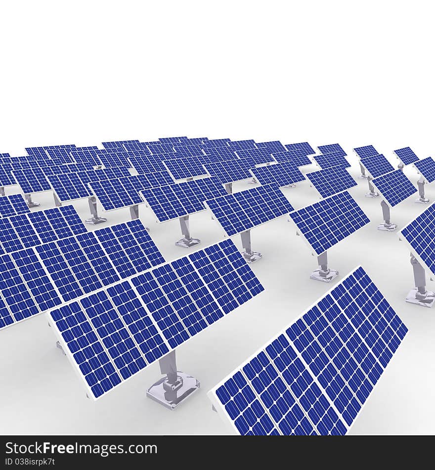 Solar energy panels.