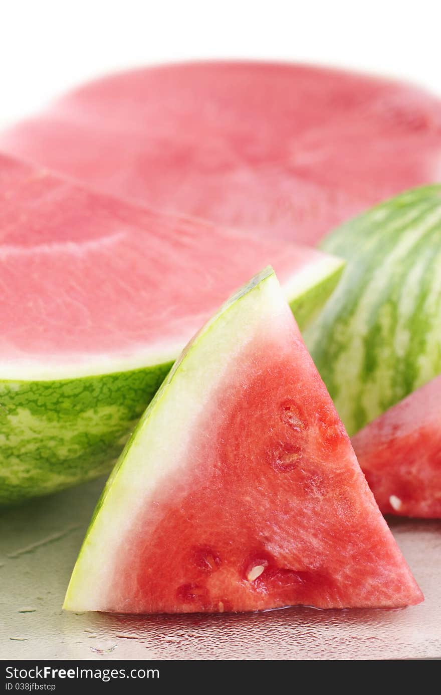 Fresh Sliced Watermelon