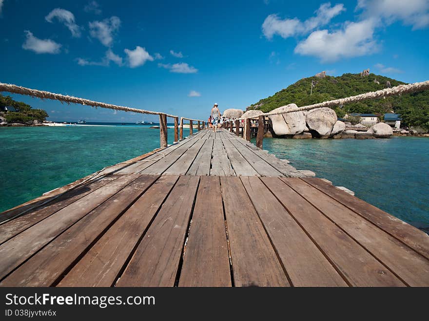 Bridge to the island