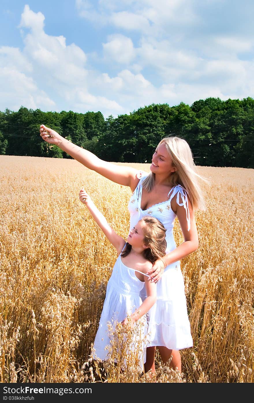 Mother and daughter