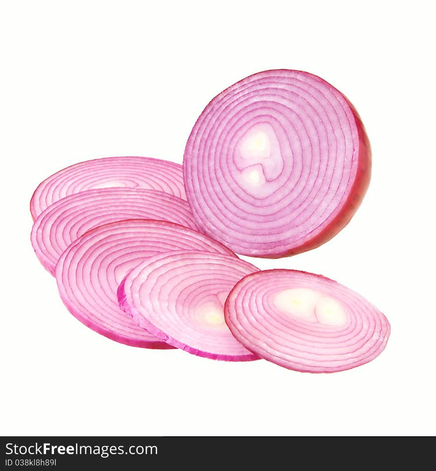 Sliced Purple Onion