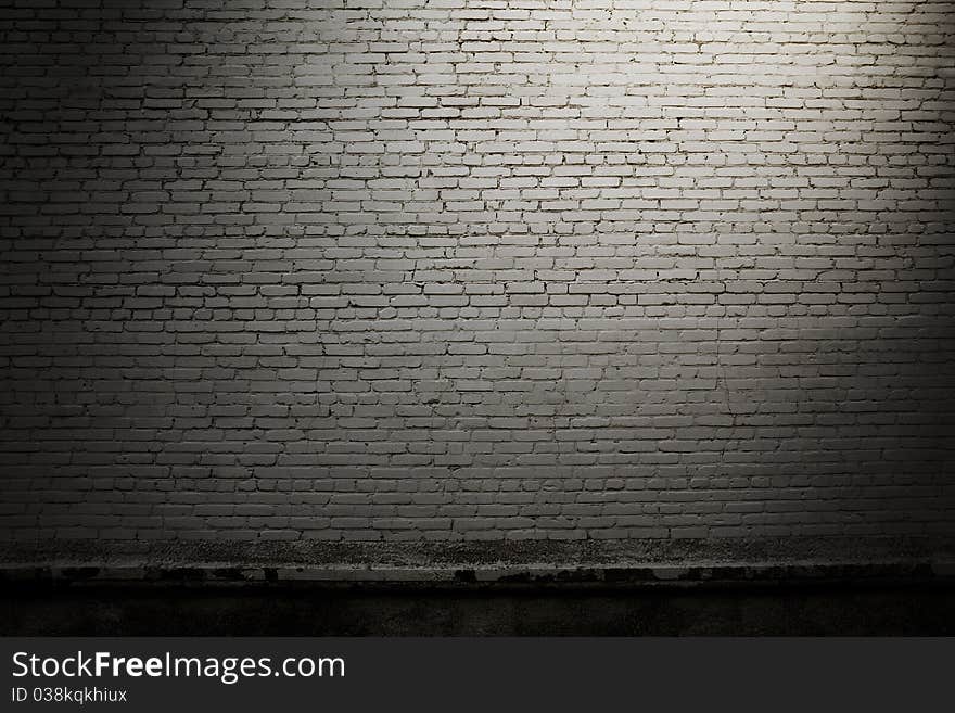 Old brick wall, vintage background