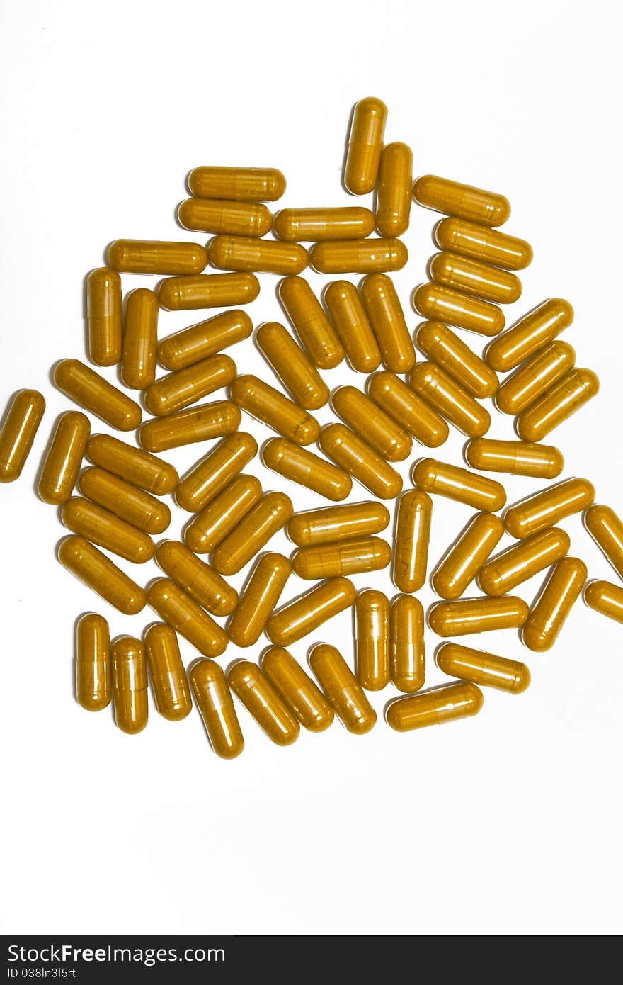 Yellow Tablet Isolated