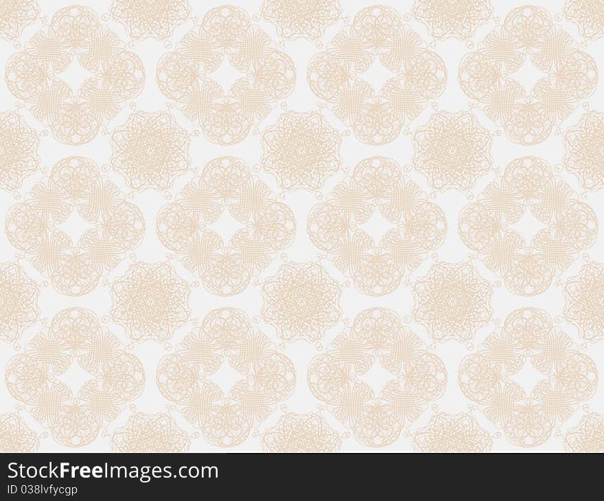 Beige Seamless Wallpaper Pattern