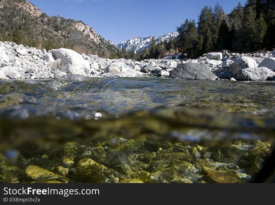 Creek Underwater