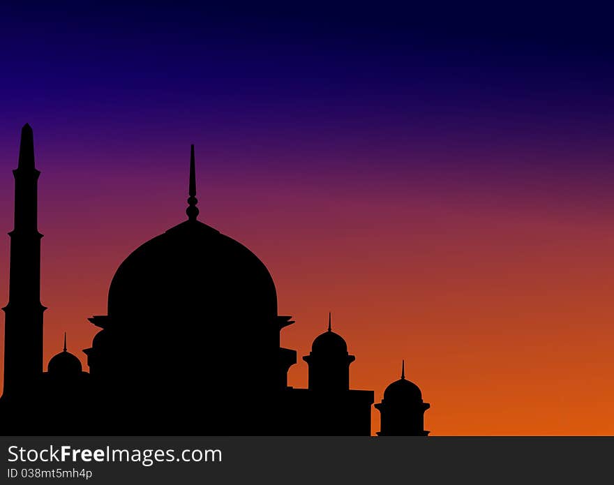 Mosque at dawn