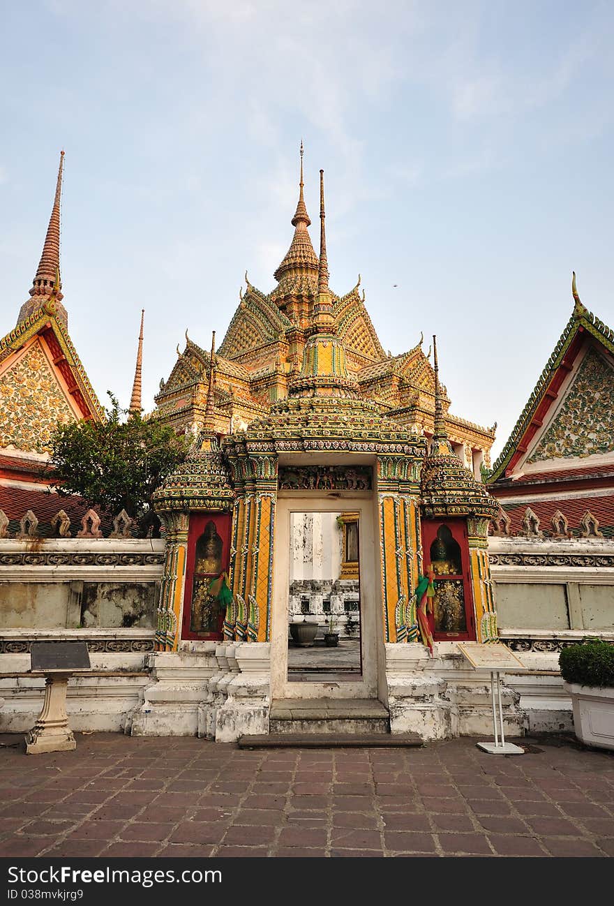 Art of Wat-pho temple Bangkok Thailand. Art of Wat-pho temple Bangkok Thailand.