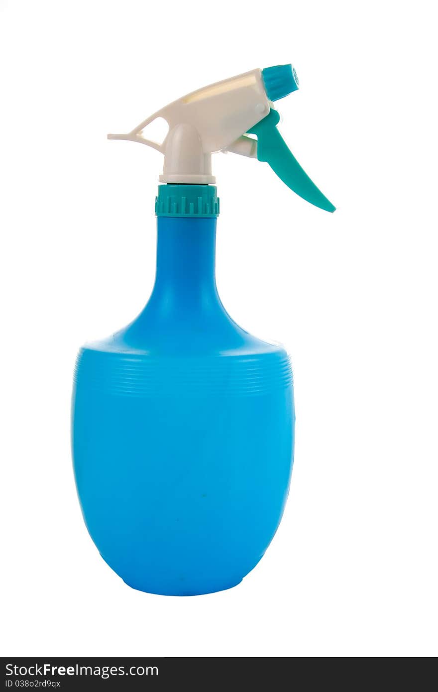Spray bottle isolated on a white background