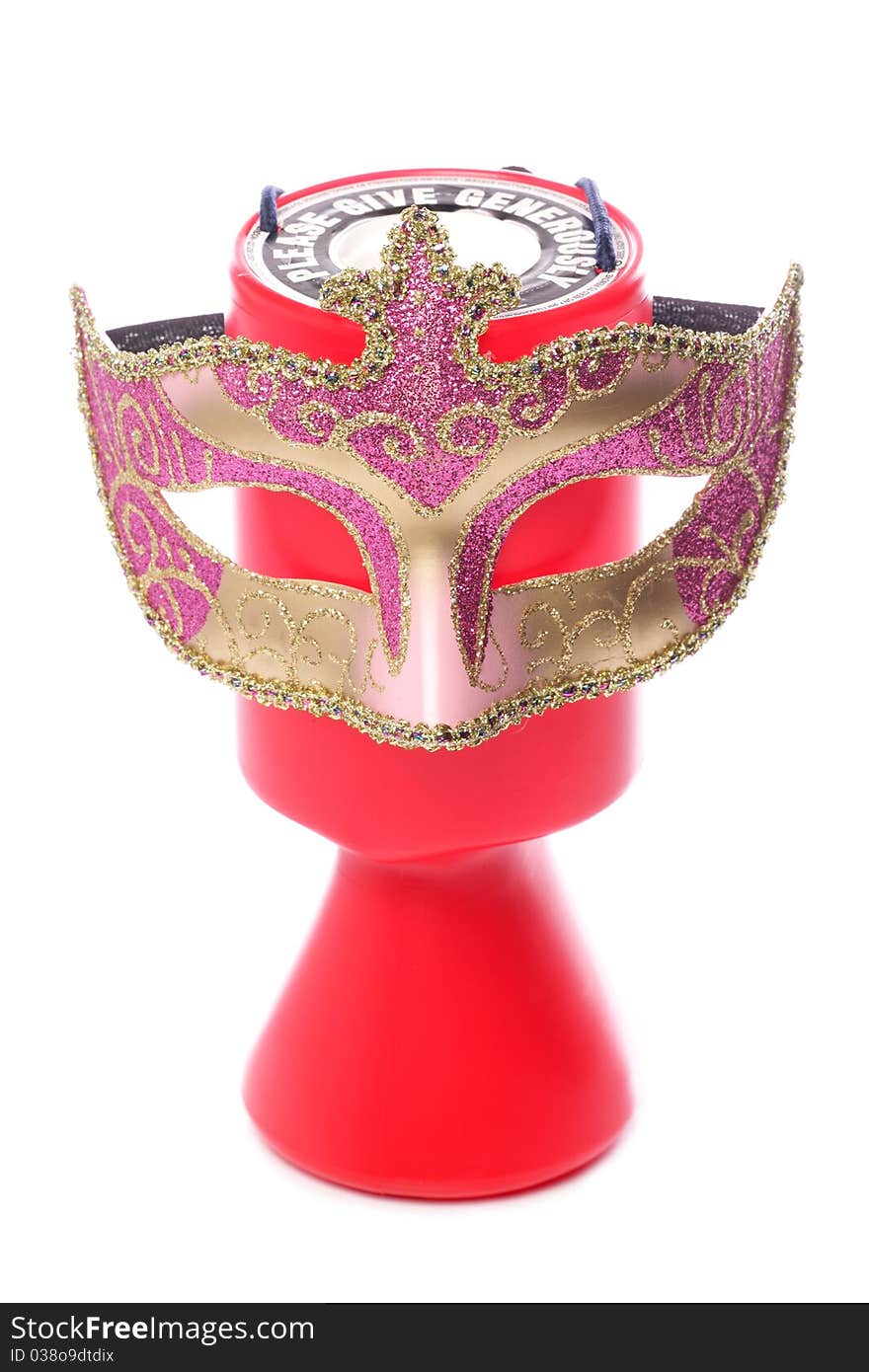 Charity Donation And Masquerade Mask