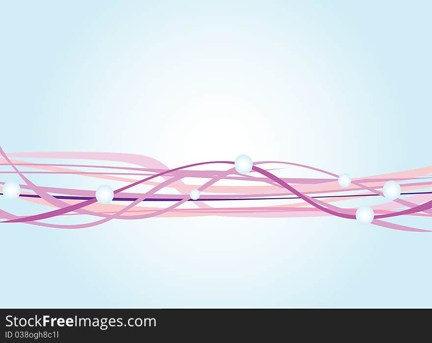 Pink lines. Abstract  background. Illustration. Pink lines. Abstract  background. Illustration