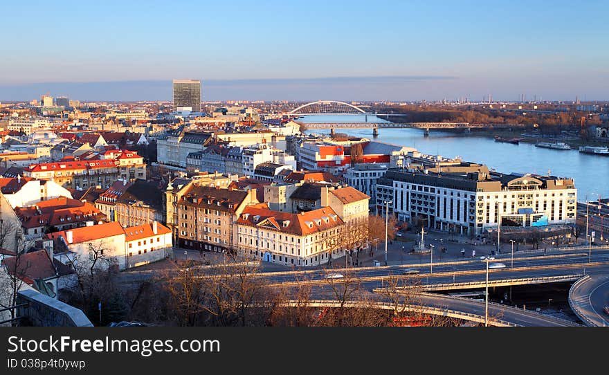 View Of Bratislava From Castle