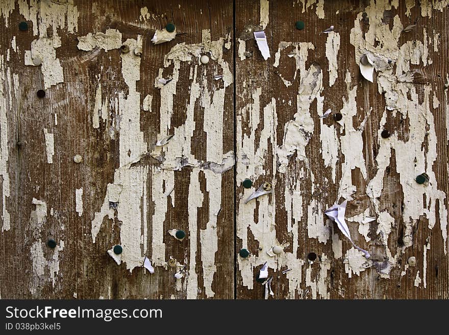 Wooden background of an old house