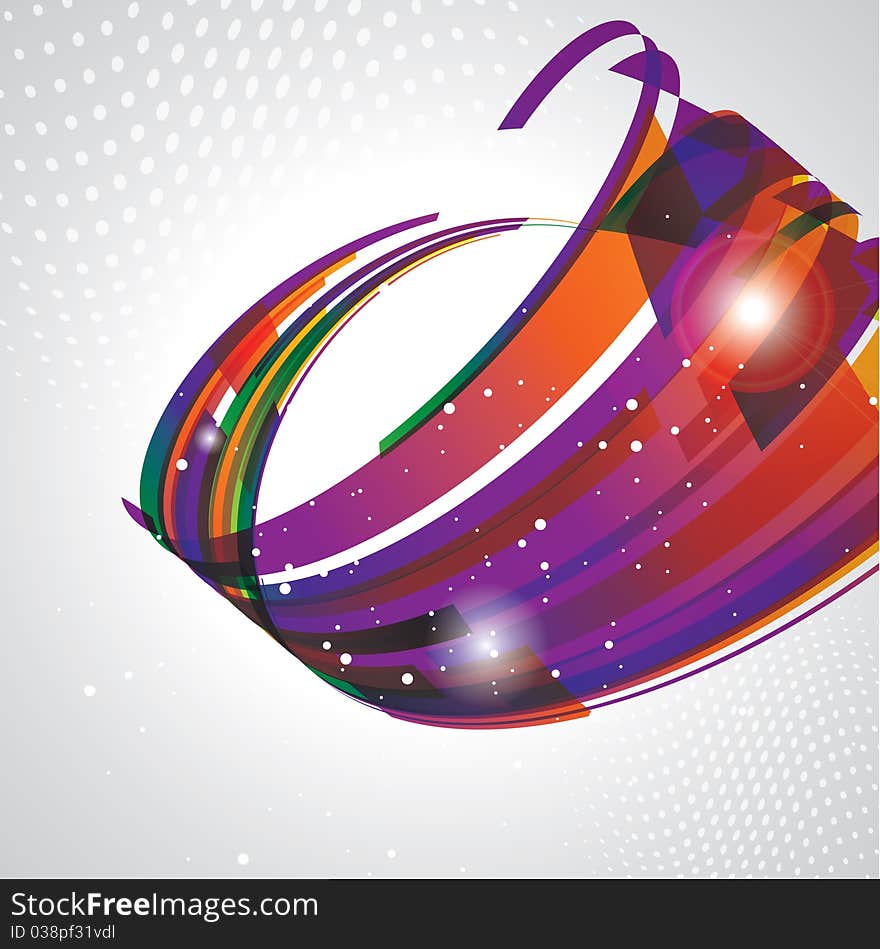 Illustration of colorful abstract  background