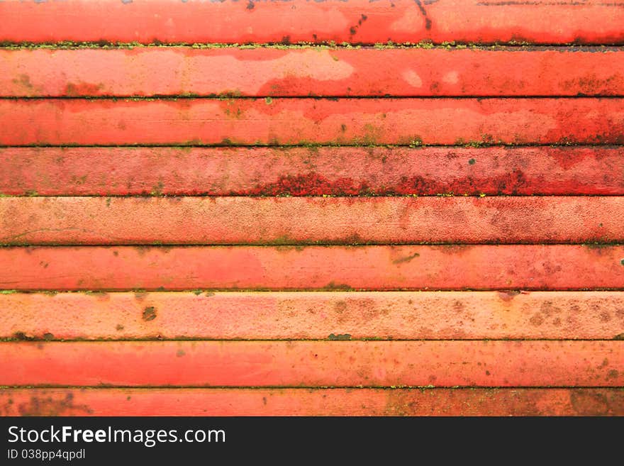 Red lines or rows background texture in landscape view. Red lines or rows background texture in landscape view