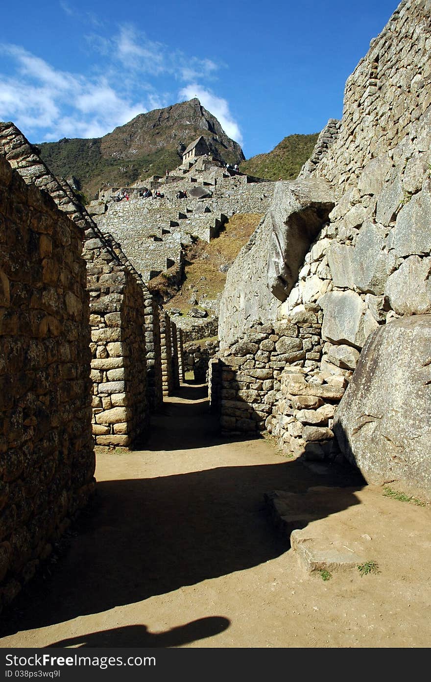 Passageways within Machu Picchu