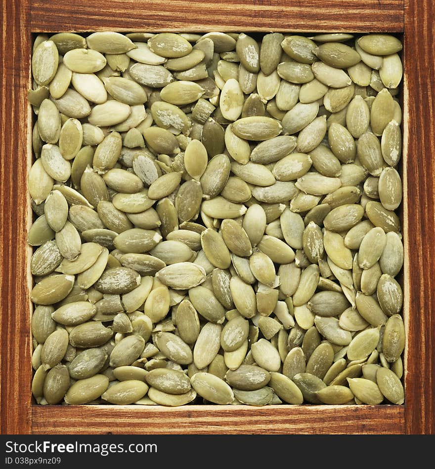 Pumpkin seeds, collection of loose products