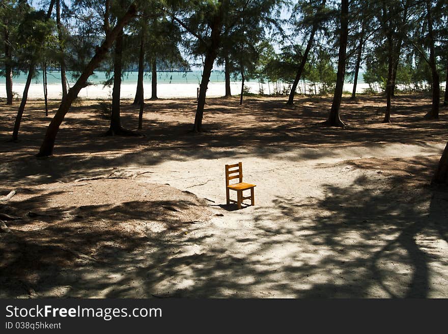 Lonely chair